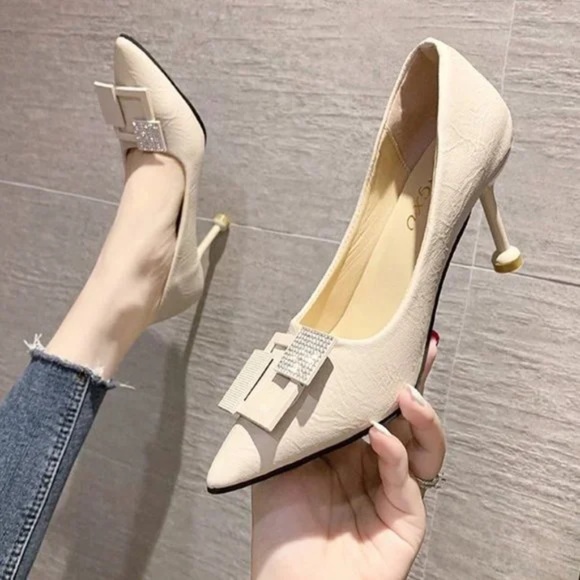 high heels new chunky heel fashion shoes - Picture 2 of 8